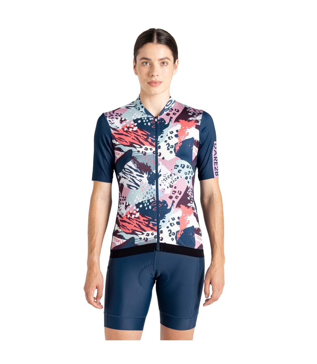 Womens/ladies aep stimulus iii animal print jersey navy/multicoloured Dare 2B-4