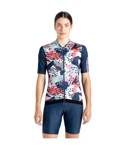 Womens/ladies aep stimulus iii animal print jersey navy/multicoloured Dare 2B