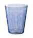 Vase en Verre Tarifa 23cm Bleu-1