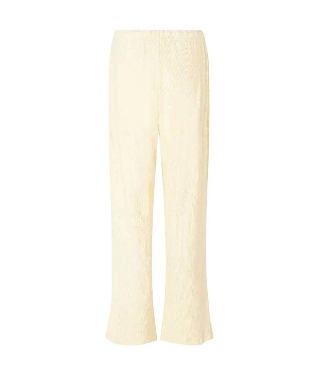Womens/ladies Neela Ribbed Trousers Straw CCDK Copenhagen-2