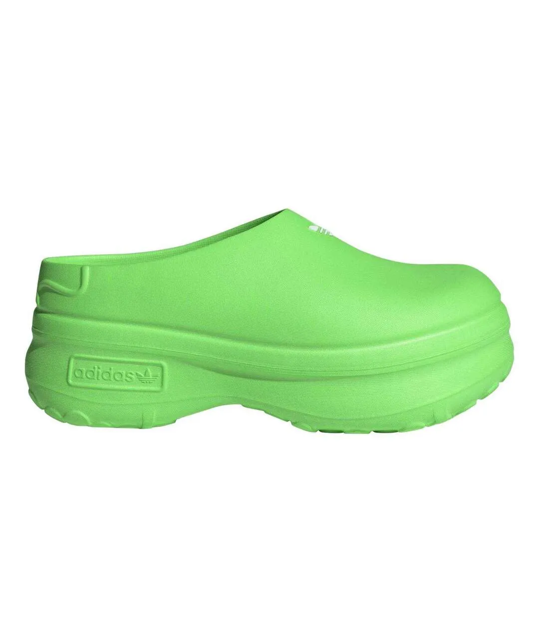 Womens/ladies Stan Smith Clogs Green Adidas-1