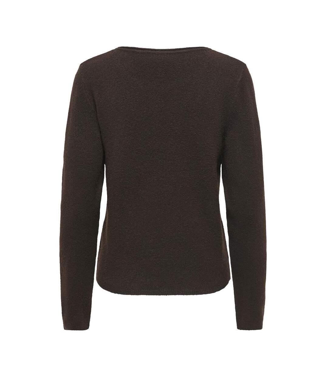 Pull marron femme jdy brielle-2