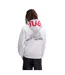 Mens Drop Shoulder Drawstring Hoodie White Hugo-2