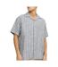 Chemisette rayures grises/blanches homme jack & jones cabana - l-1