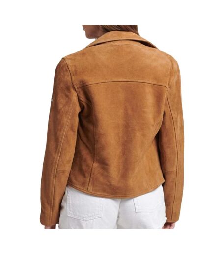 Veste marron femme superdry w5011468a - l
