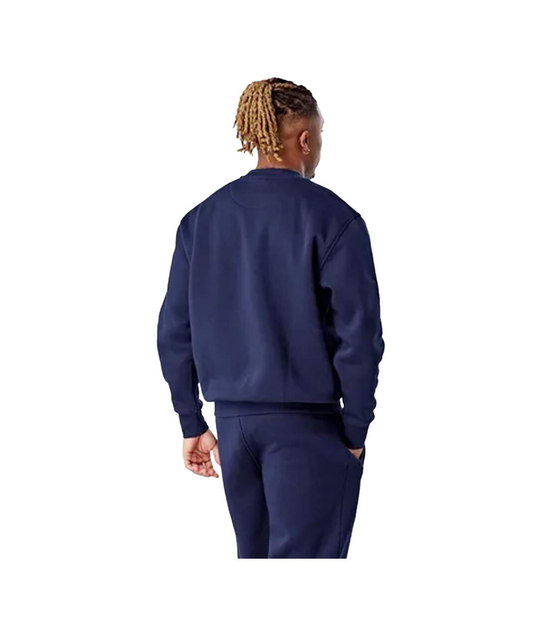 Mens Academy Crew Neck Sweatshirt Navy Mercier-2