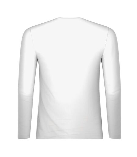 Tee-shirt col V manches longues homme Pur coton Eminence