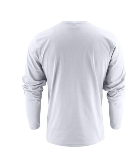 T-shirt Manches Longues Heavy Homme Blanc Printer