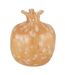 Vase Design en Verre Mélissa 16cm Beige-1