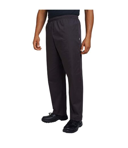 Pantalon de cuisinier adulte noir Dennys