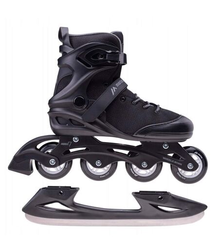Patins À Roulettes Alignées Morey Homme 44 Fr Noir Gris Martes