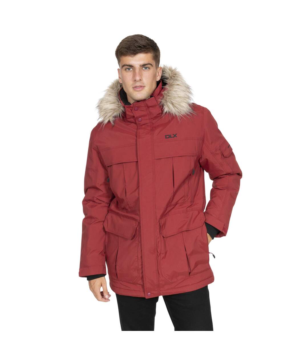Trespass Mens Highland Waterproof Parka Jacket (Merlot) - UTTP1304-3