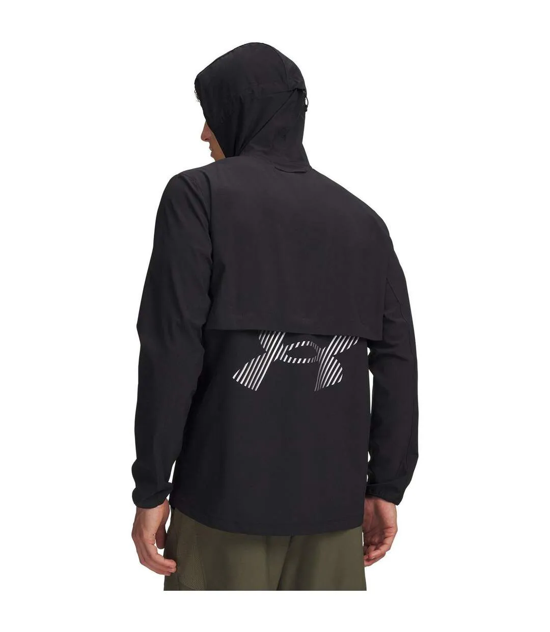 Mens Velociti Stormproof Full Zip Jacket Black Under Armour-2