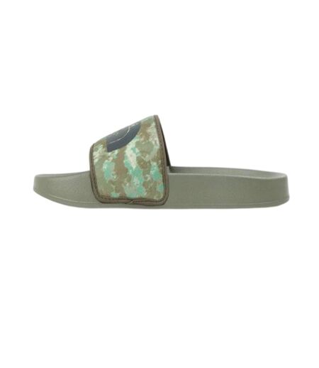 Claquettes Base Camp Slide Homme Vert Kaki Camouflage The North Face
