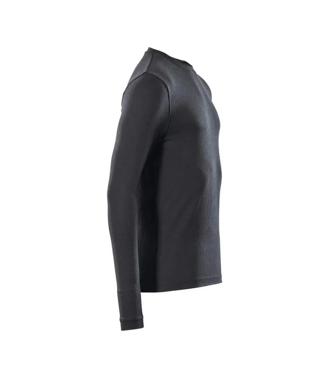 T-shirt Manches Longues Crossover Homme Noir Mascot-3