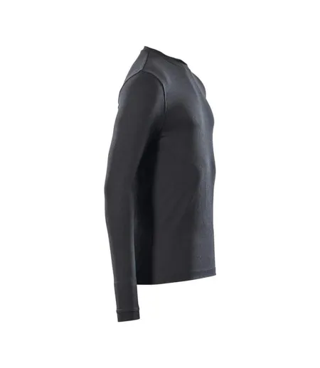 T-shirt Manches Longues Crossover Homme Noir Mascot