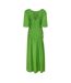 Womens/ladies Babydoll Maxi Dress Green Never Fully Dressed-3