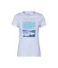 Womens/ladies Whitby T-shirt White Mountain Warehouse-1