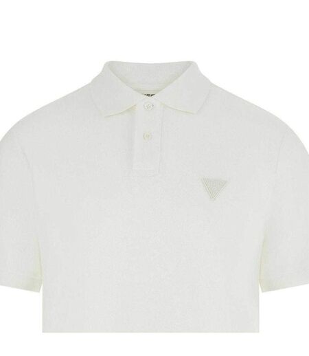 Mens Manfredi Polo Shirt White Guess