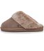Isotoner Chaussons mules femme cuir fourré chaud-4