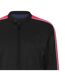 Veste Motard Manches Longues Motif/style Panneau Contrasté Homme Noir Rouge Diesel-3