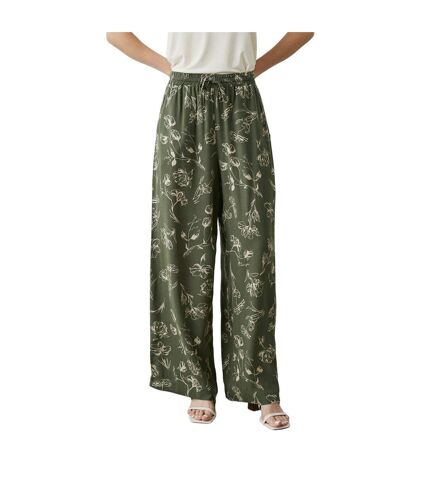 Pantalon femme vert kaki Principles