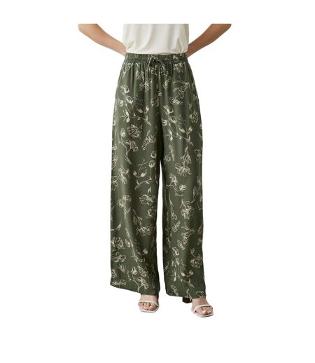 Pantalon femme vert kaki Principles