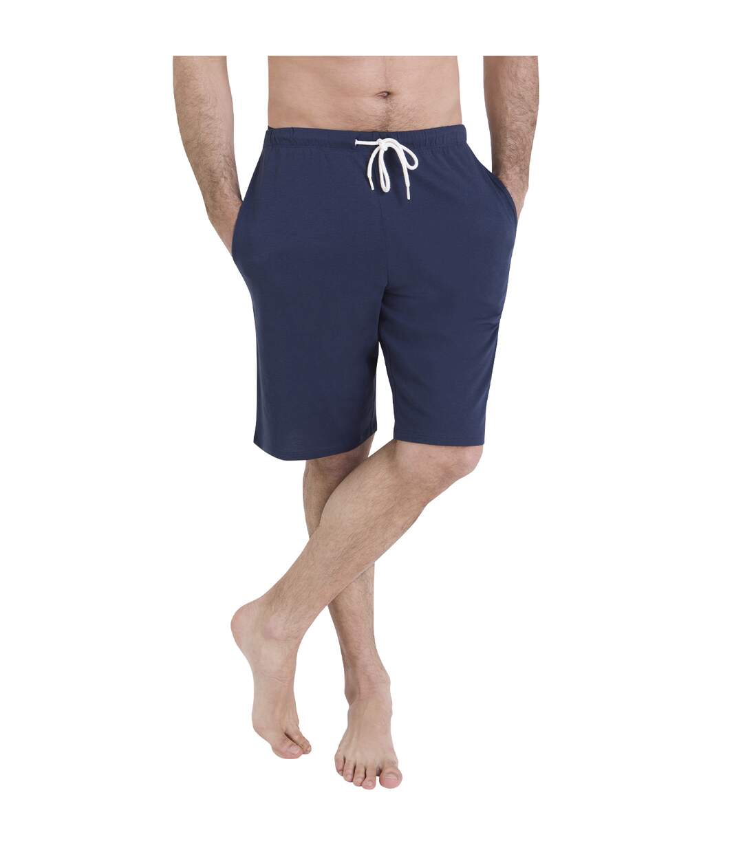 Pyjama court col rond homme Waffle Athena-2