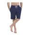 Pyjama court col rond homme Waffle Athena-2