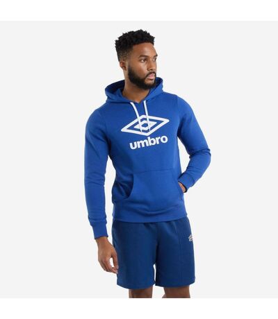 Umbro Mens Logo Hoodie (Royal Blue) - UTUO2116