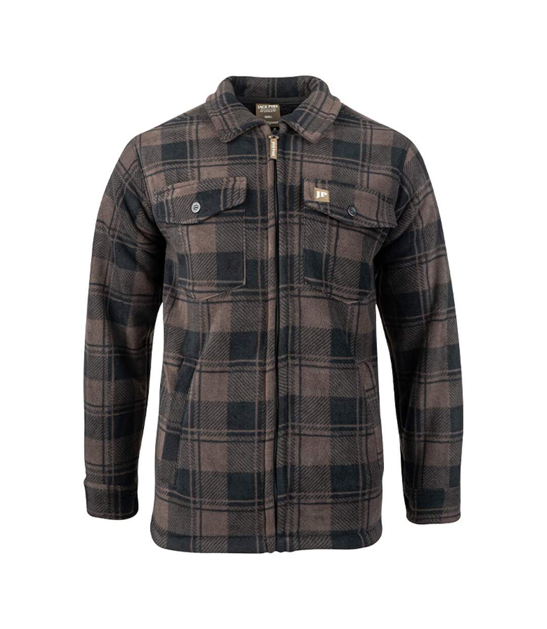 Chemise Motif/style À Carreaux Tundra Homme Marron Jack Pyke-1