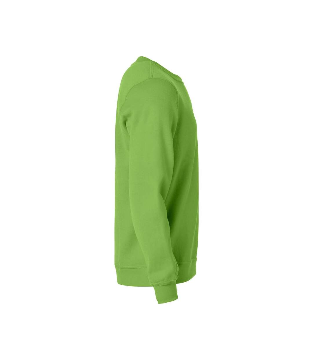 Unisex adult basic round neck sweatshirt light green Clique-4