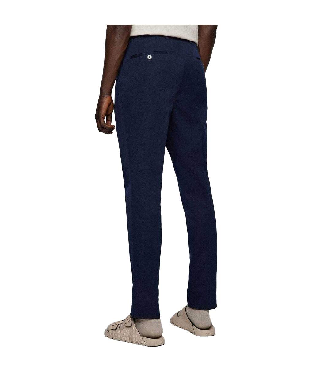 Pantalon T-peet Homme Bleu Foncé Boss-2