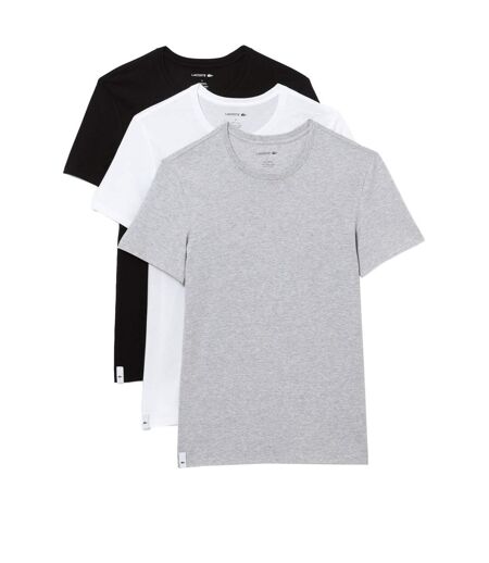 Tripack tshirt stretch à logo  -  Lacoste - Homme