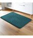 Tapis de Bain Microfibre Allure 45x75cm Bleu Émeraude-5