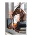 Statuette Déco Tête de Cheval 35cm Marron-3