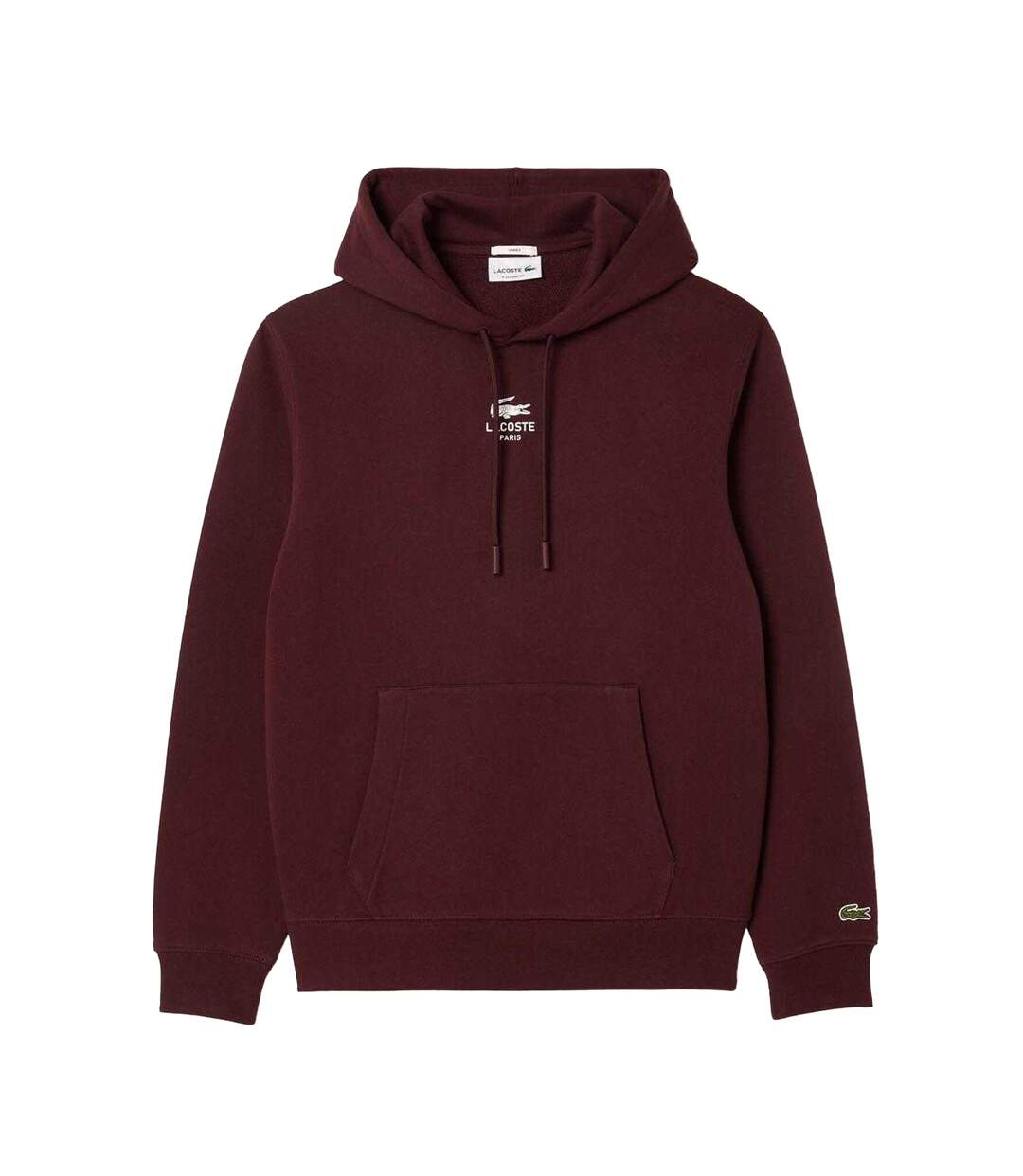 Sweat À Capuche Adulte Rouge Bordeaux Lacoste-2
