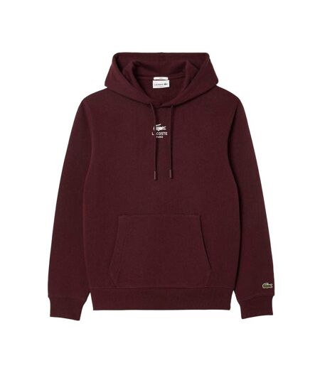 Sweat À Capuche Adulte Rouge Bordeaux Lacoste