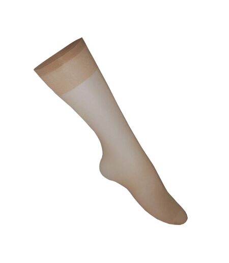 Bas femme beige Silky