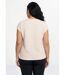 T-shirt col chemise uni manches courtes-2