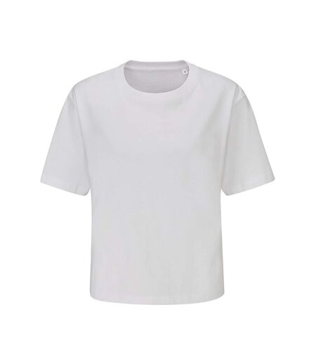 T-shirt court femme blanc Mantis