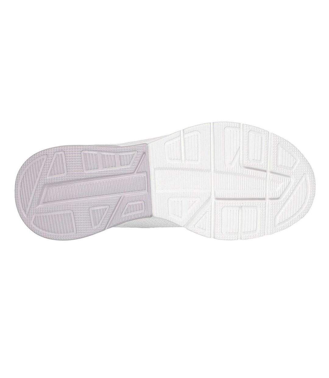 Womens/ladies Glide-step Trainers White Skechers-4