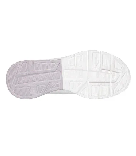 Womens/ladies Glide-step Trainers White Skechers