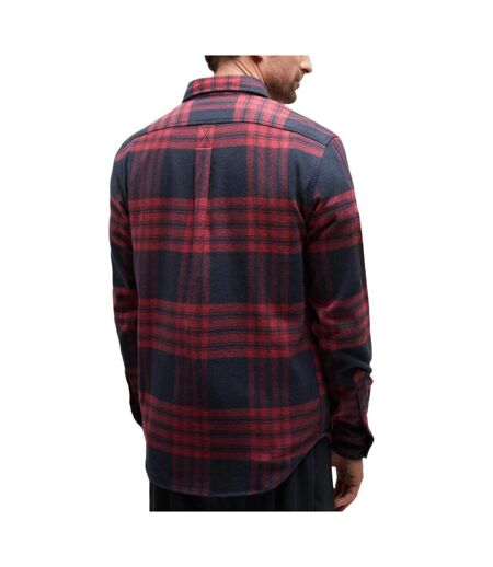 Chemise marine/bordeaux homme timberland  flannel