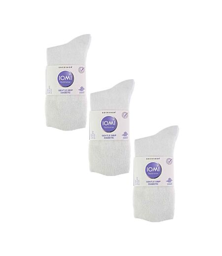 6 Pack Ladies Non Elastic Bamboo Diabetic Socks