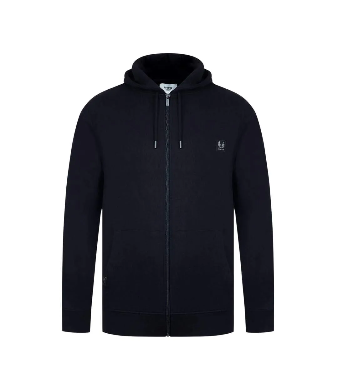 Veste À Capuche Motif/style Logo Homme Noir Firetrap-1