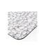 Tapis de Bain Imprimé Leandra 50x120cm Gris-2