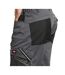 Mens Stretch Reflective Multi Pocket Cargo Shorts Grey Black Lee Cooper-3