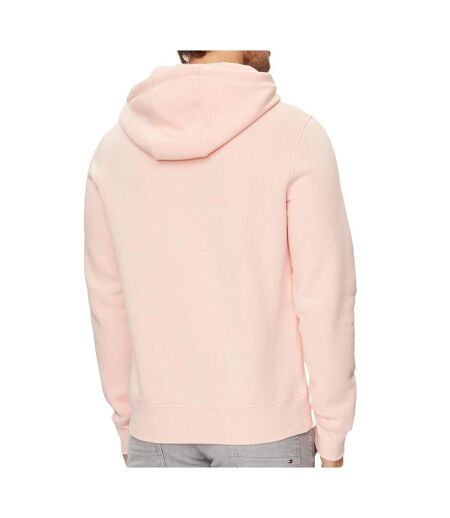 Sweat à Capuche Rose Homme Tommy Hilfiger Logo Hoodie - M