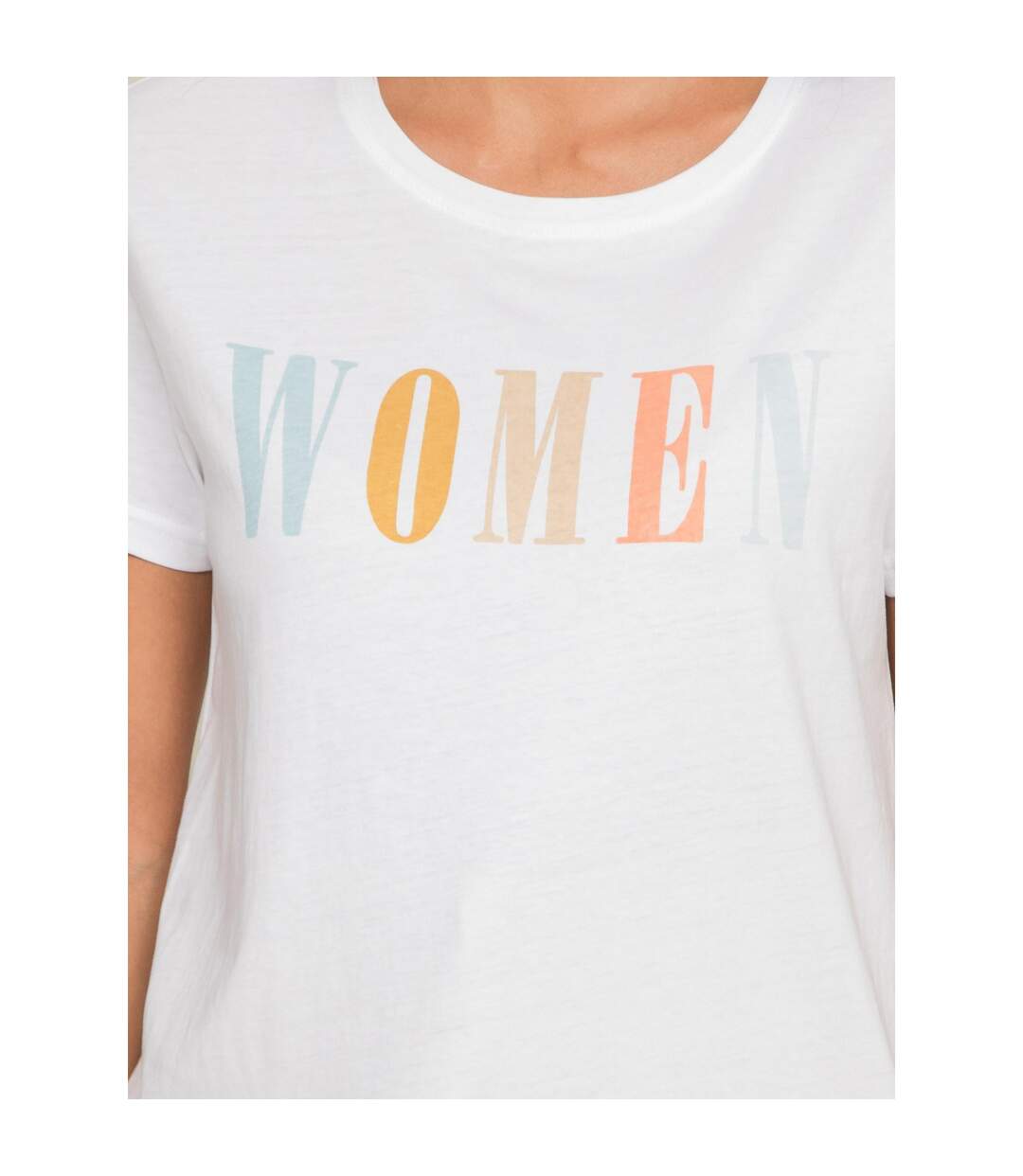 T-shirt col rond message FRECHOU - Dona X Lisa-3